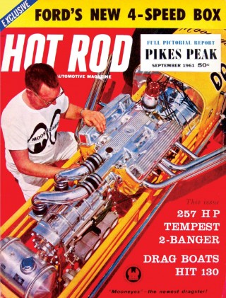 HOT ROD 1961 SEPT - MICKEY's RECORDS, PIKES PEAK, MIST